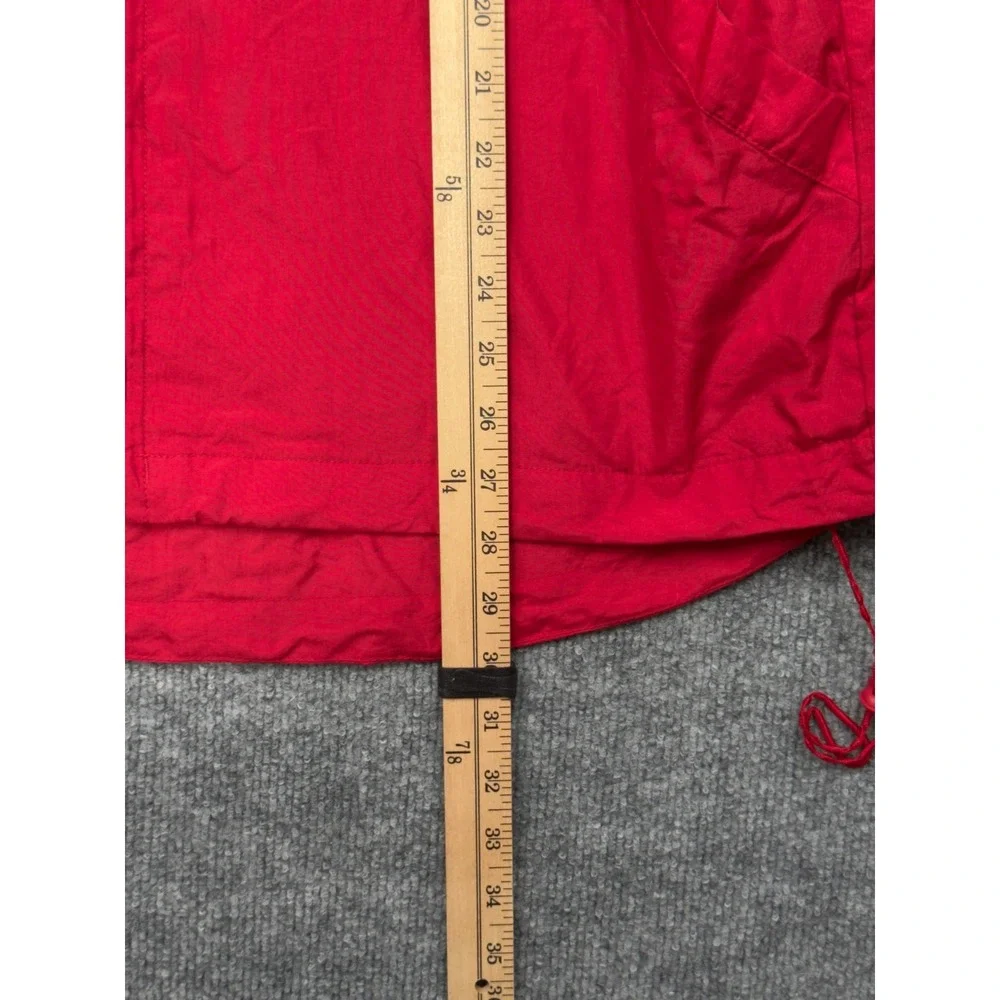 Dickies Red Zip Front Windbreaker Jacket Medium Nylon Workwear‎